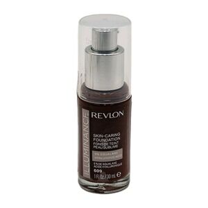 Revlon Illuminance Skin‎ Caring Liquid Foundation Makeup Sienna 609 New Sealed